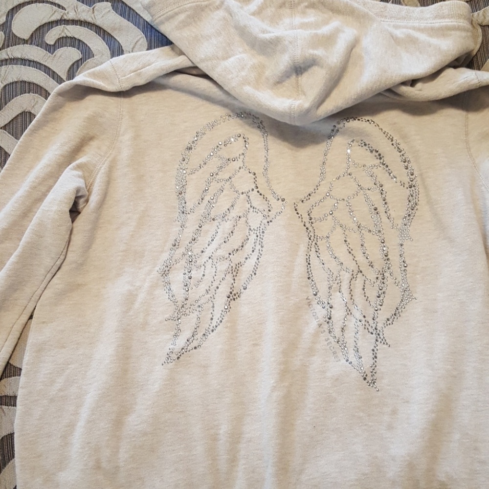Victoria's Secret Angles zip up hooded sweater
